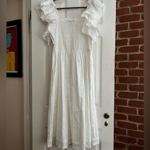 Banana Republic White Picnic Summer Dress